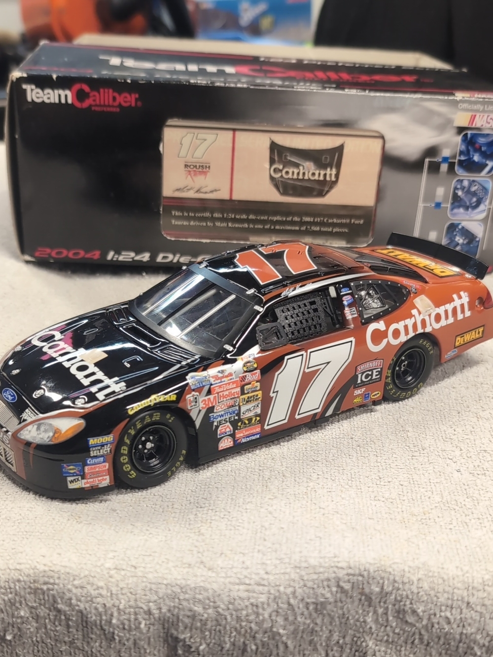 Carhartt #17 Black and Brown NASCAR Diecast Car